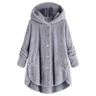 Женская куртка, новинка сезона осень-весна-зима 2022, модное пушистое пальто, теплая пушистая куртка, женская верхняя одежда, 5XL, C65