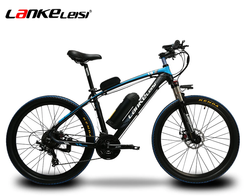 Lankeleisi T8 Электрический велосипед Mans горный e-bike 17X26inch 250W 48V 10ah 21 скорость | Спорт и