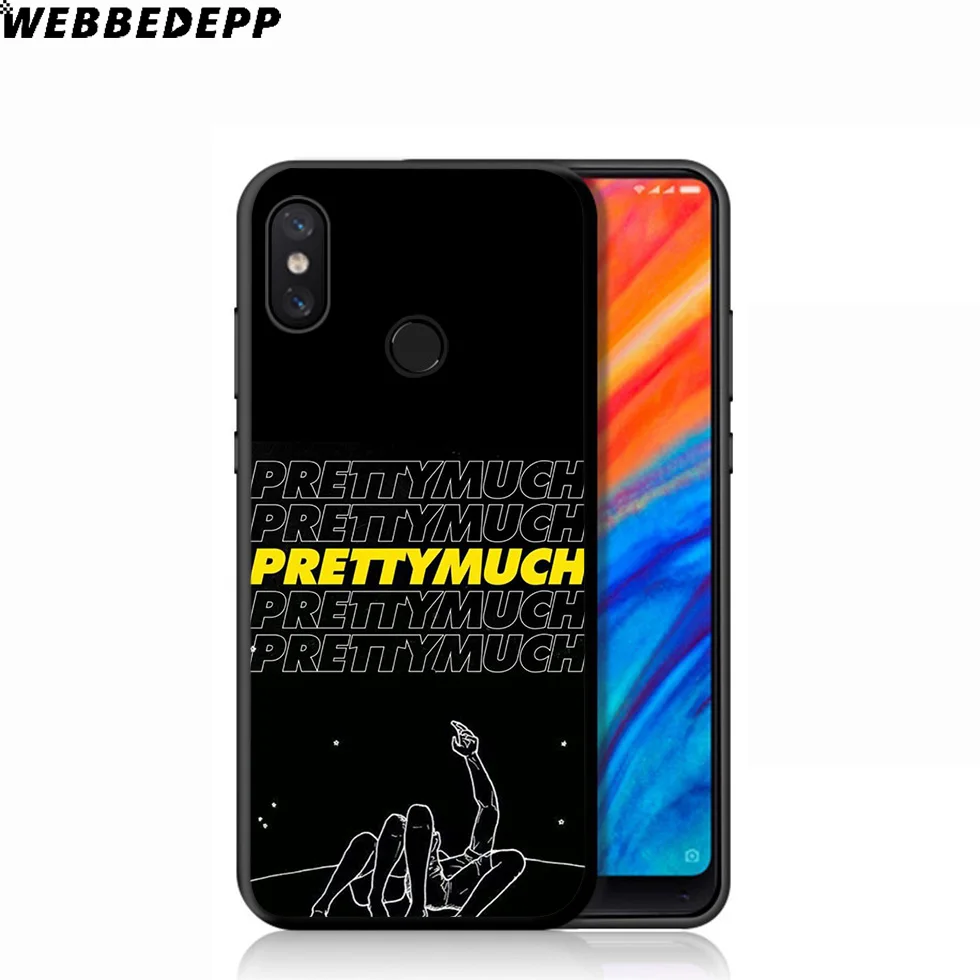 WEBBEDEPP PRETTYMUCH Band Soft Case for Xiaomi Mi 9T 9 8 SE 6 A1 A2 A3 Lite MiA1 MiA2 MiA3 F1 MAX 3 Mi8 CC9E CC9 |