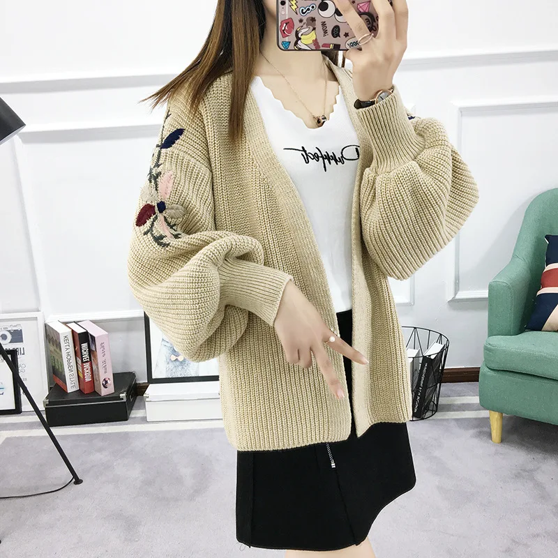 2019 Women Cardigans Autumn Korean Female Casual Fashion Sweater Ladies Leisure |