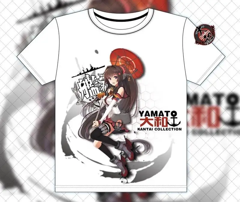 Новые детские куртки с Kantai Collection Kancolle Ямато крутая футболка топы короткими