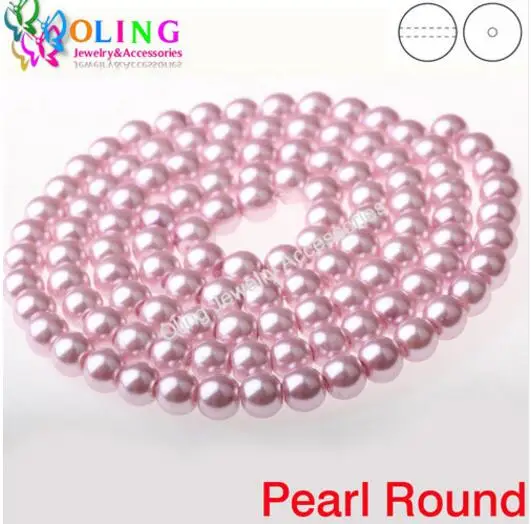 6mm 50pcs 019 OlingArt 6 мм 50 шт./лот Бусины из стекла круглый имитация жемчуга браслет DIY Серьги Подвески ожерелье для изготовления ювелирных изделий - Цвет: 6mm 50pcs 019