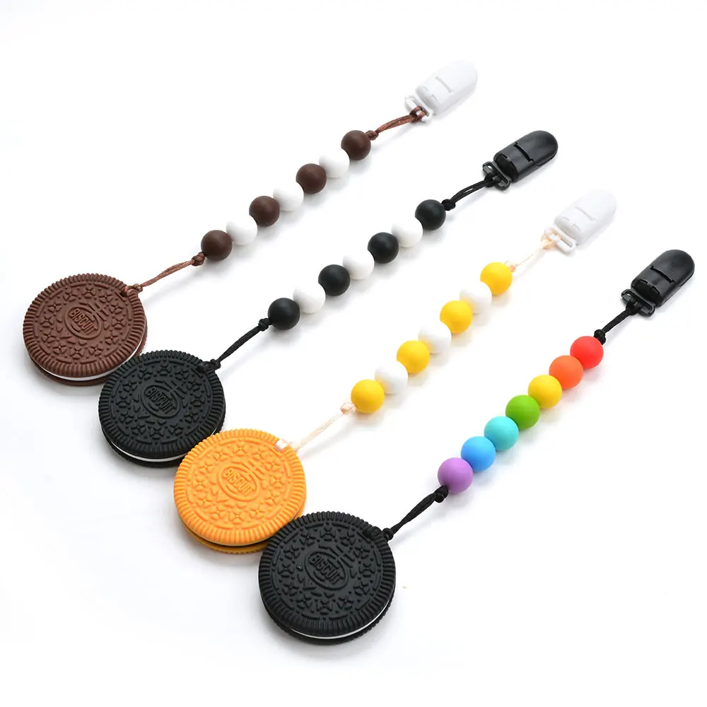 LOFCA силиконовые игрушечные печенья кулон ожерелье перевозчик безопасности