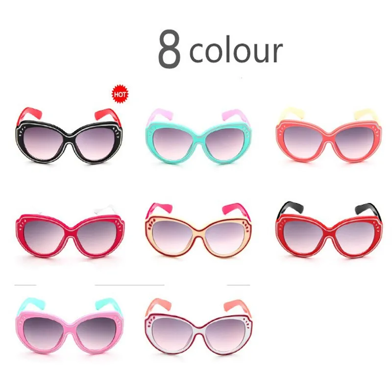 

2019 new fashion men and women children's sunglasses UV400 round children's glasses brand design UV protection sunglasses