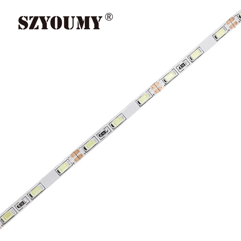 SZYOUMY 5630 DC 12V Fita Светодиодная лента 5M 300LED 5 мм ультра узкая панель не