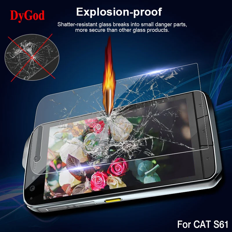 Закаленное стекло DyGod для CAT S61 Передняя пленка защита экрана 5 2 дюйма закаленное