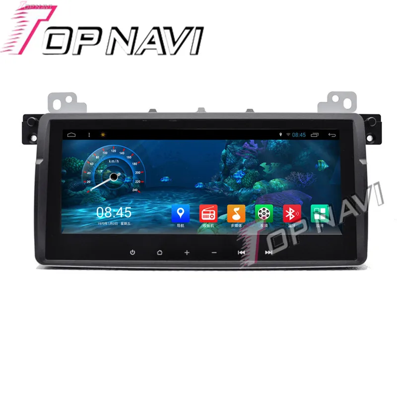 Topnavi 1024*600 четырехъядерный 8 &quotAndroid 6 0 Автомобильный GPS навигатор для BMW E46