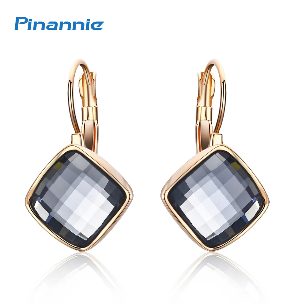 Старинные 18K позолоченные хрустальные серьги подвески для женщин Италина (2