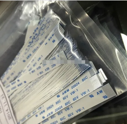 Гибкий ленточный кабель типа А FFC 1 0 мм 10 контактов 100 AWM 20624 80C 60 в|awm 80c 60v|awm 80cawm |