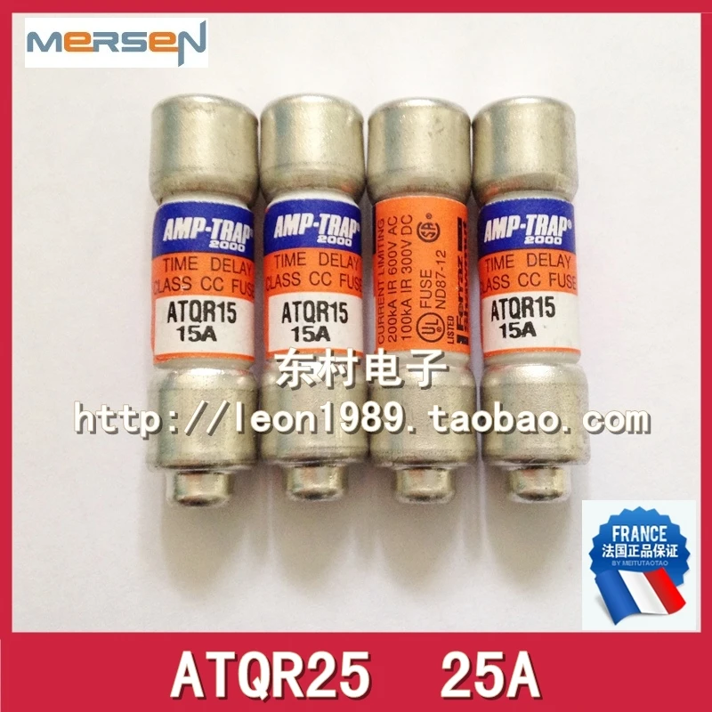 Предохранитель [SA] ferраз шамут предохранитель MERSEN AMP TRAP QR25 25 25A 600 в 10 шт./партия|fuse