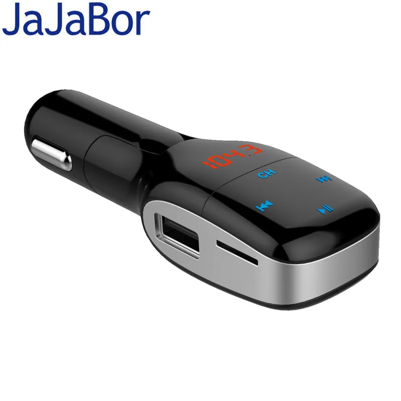 Автомобильный fm передатчик JaJaBor модулятор Bluetooth автомобильный комплект громкой