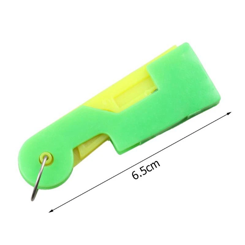 Пластиковый случайного цвета Автоматическая Игла Threader Швейные машины полезное руководство для пожилых