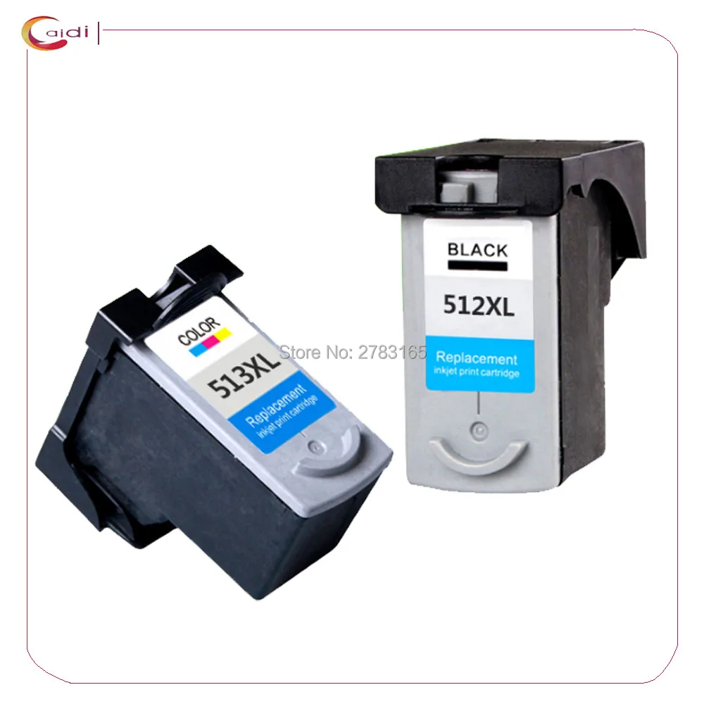 2 шт. чернильный картридж совместимый для Canon PG-512 CL-513 PG 512 CL 513 MP240 MP250 MP270 MP230 MP480 MX350