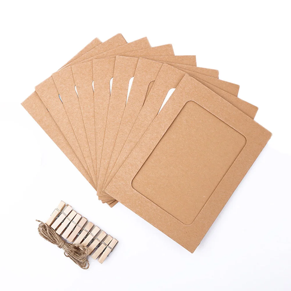 Бумажные фоторамки 5-7 дюймов 10 шт.