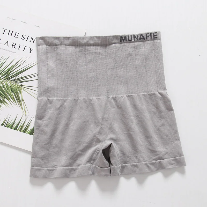 Тонкие бесшовные яркие эластичные безопасные шорты с высокой талией женские