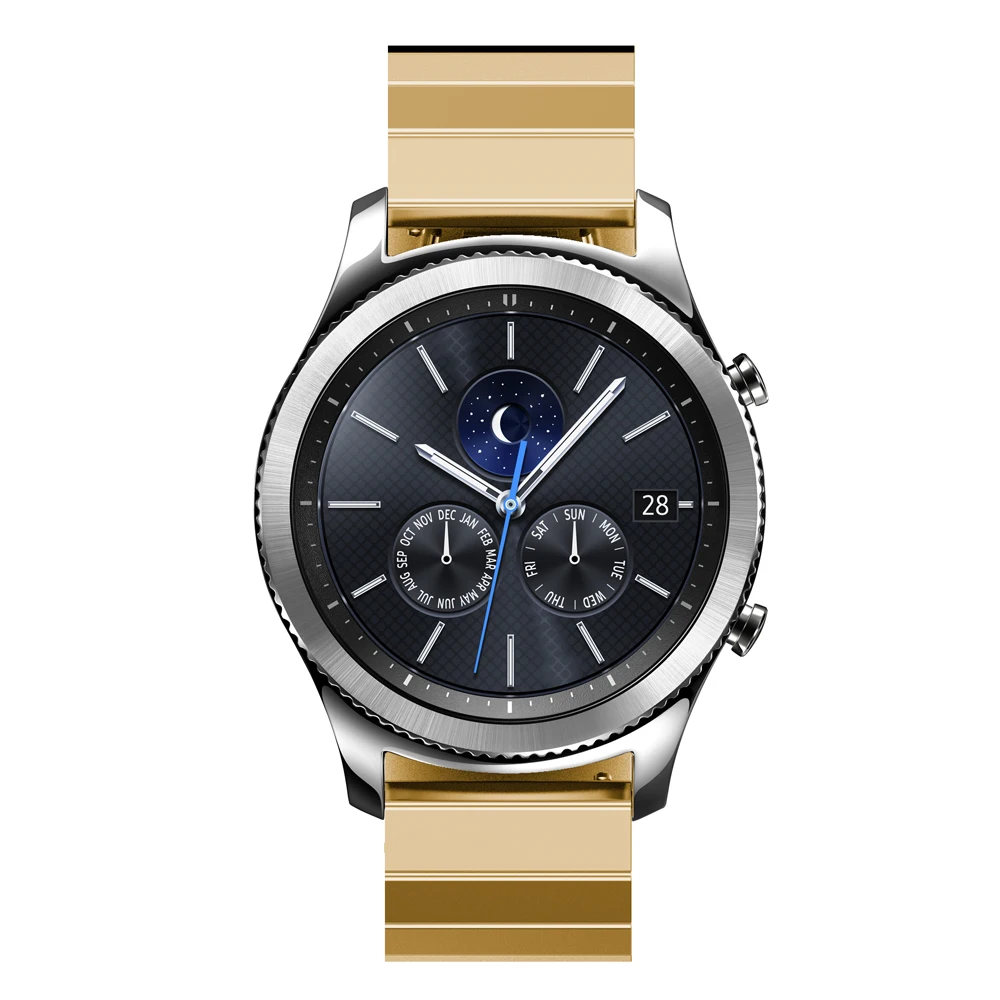 Ремешок для часов из нержавеющей стали Samsung gear S3 классический металлический