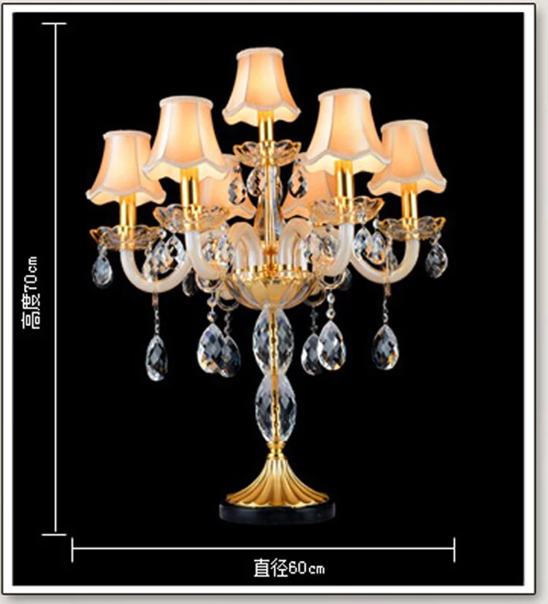 Итальянские Свадебные подсвечники большие настольные лампы большой градиентный