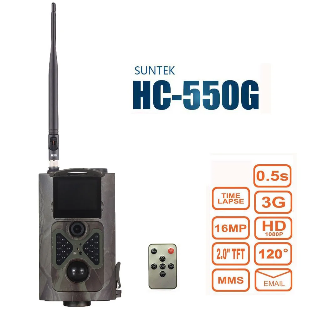 

16MP 1080P Hunting Trail Camera 3G MMS GPRS GSM MMS Night Vision No Glow Game Wildlife Camera Trap