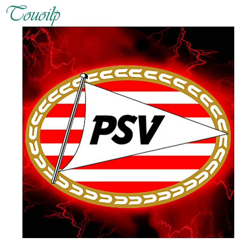 Алмазная вышивка с логотипом psv алмазная живопись крестиком картина стразы