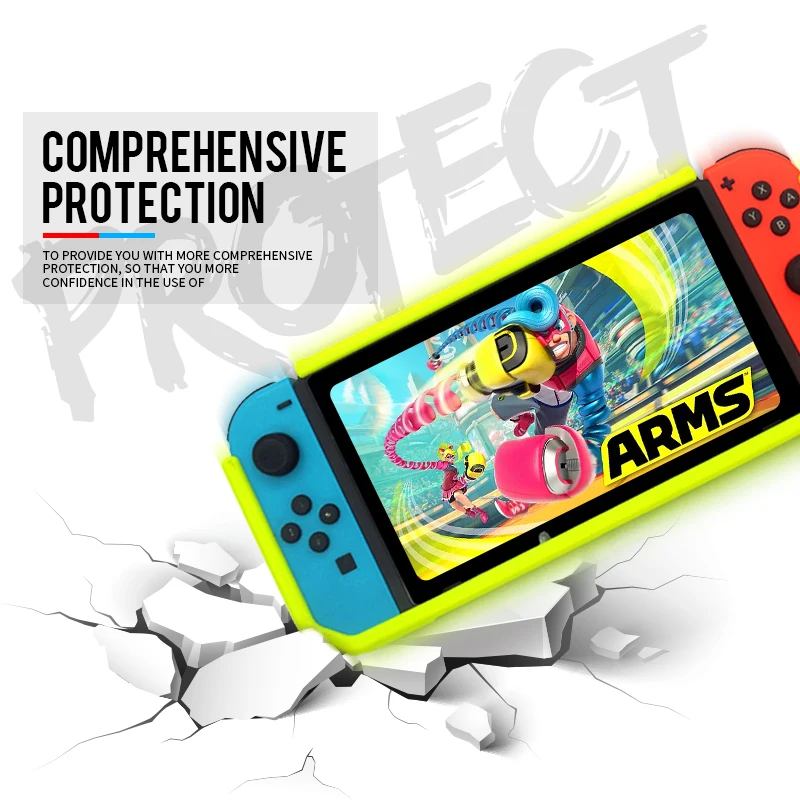 Защитный чехол для rend Switch Console, чехол для nintendo Switch, ТПУ защитные ручки, чехол, сумка, защитный чехол для ПК