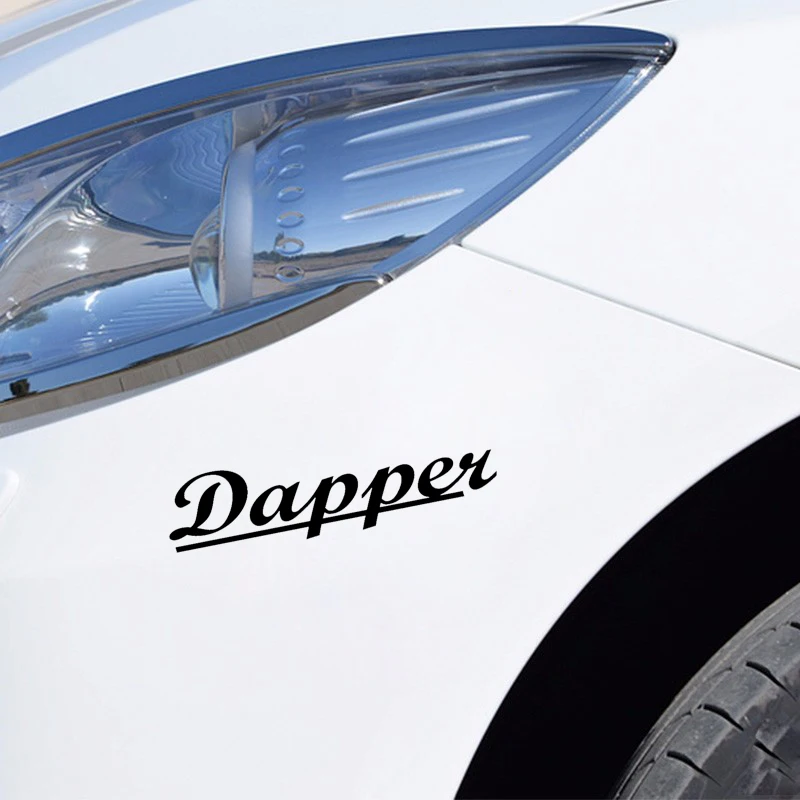QYPF 17 см * 4 1 Dapper высококачественный виниловый декоративный автомобильный стикер