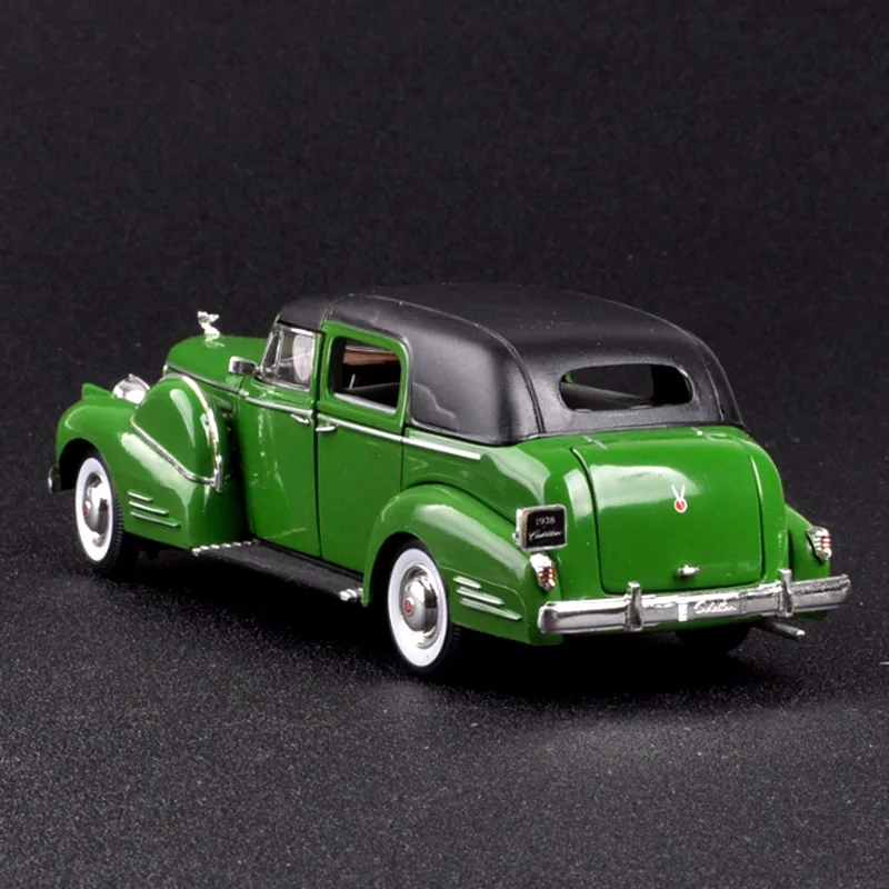 Сплав 1/32 1938 Cadillac Fleetwood литой металлический автомобиль Модель игрушечных автомобилей Классический ретро автомобиль игрушки для коллекции