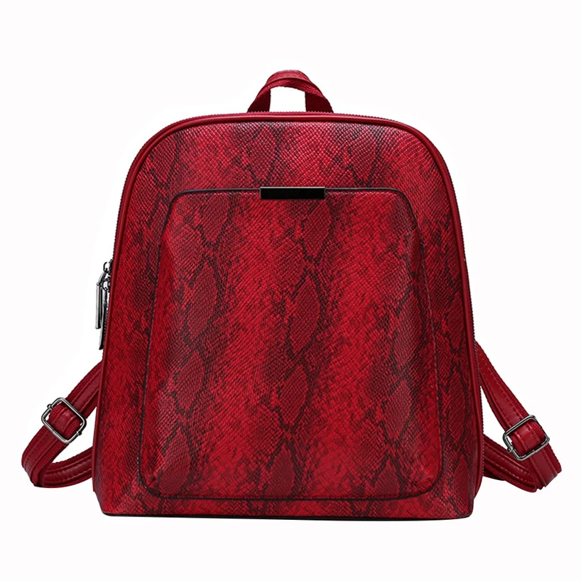 Aelicy женская сумка для змеиной кожи PU кожаный женский рюкзак Feminina Mochila Escola школьный модный дорожный школьный рюкзак