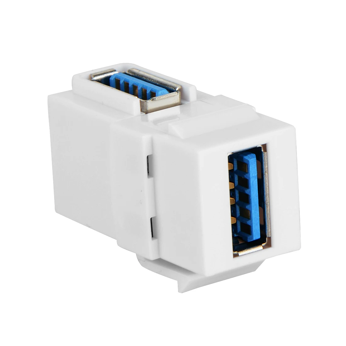90 Degree USB 3.0 Keystone Jack Inserts Right Angle Cable Interface Coupler Female to Connector Extension |