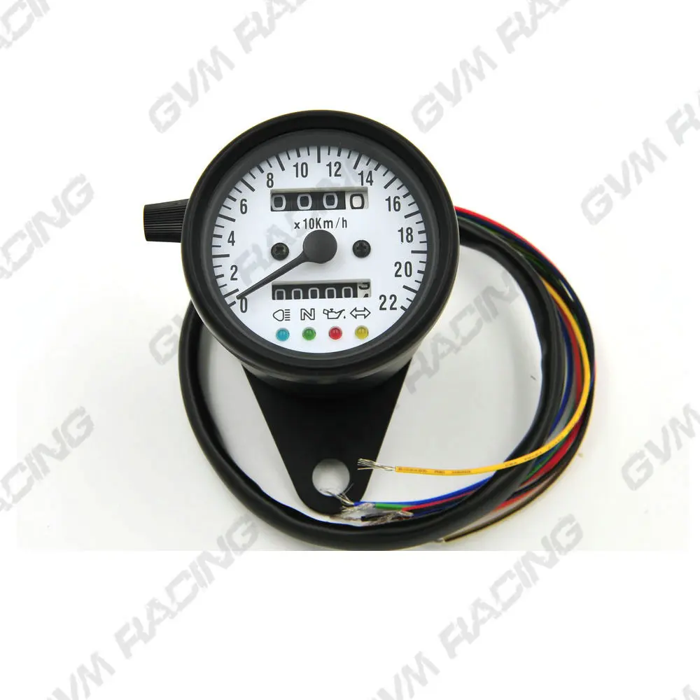 60 мм механический одометр спидометр + 4 Дополнительные характеристики белый
