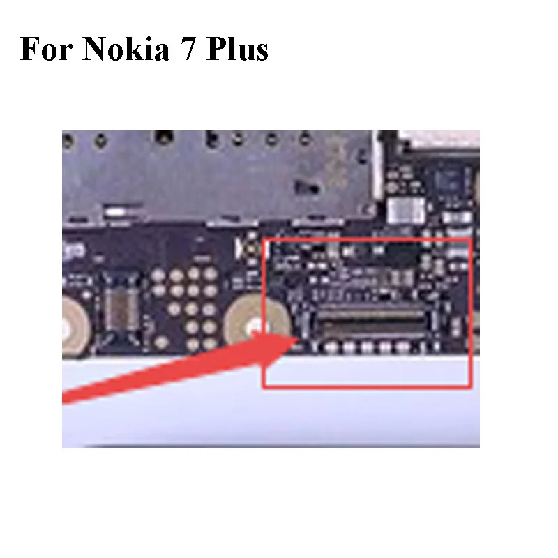 5 шт. FPC Разъем для Nokia 7 Plus ЖК дисплей экран на гибком кабеле лента материнской