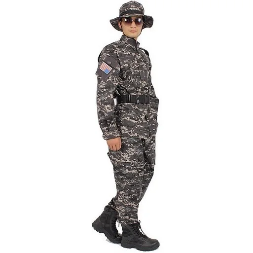 Тактическая армейская камуфляжная Военная униформа для мужчин ACU Multicam Camo комплект военной одежды для страйкбола куртка+ штаны Мультикам - Цвет: ACU