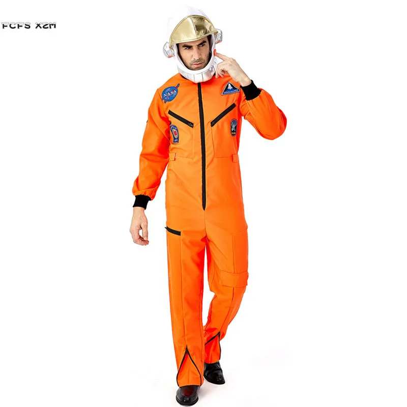 

2 цвета S-XL мужской космонавт маскарадная форма для Хэллоуин костюмы астронавтов карнавал Пурим парад сценическая игра платье для маскарада, вечеринки