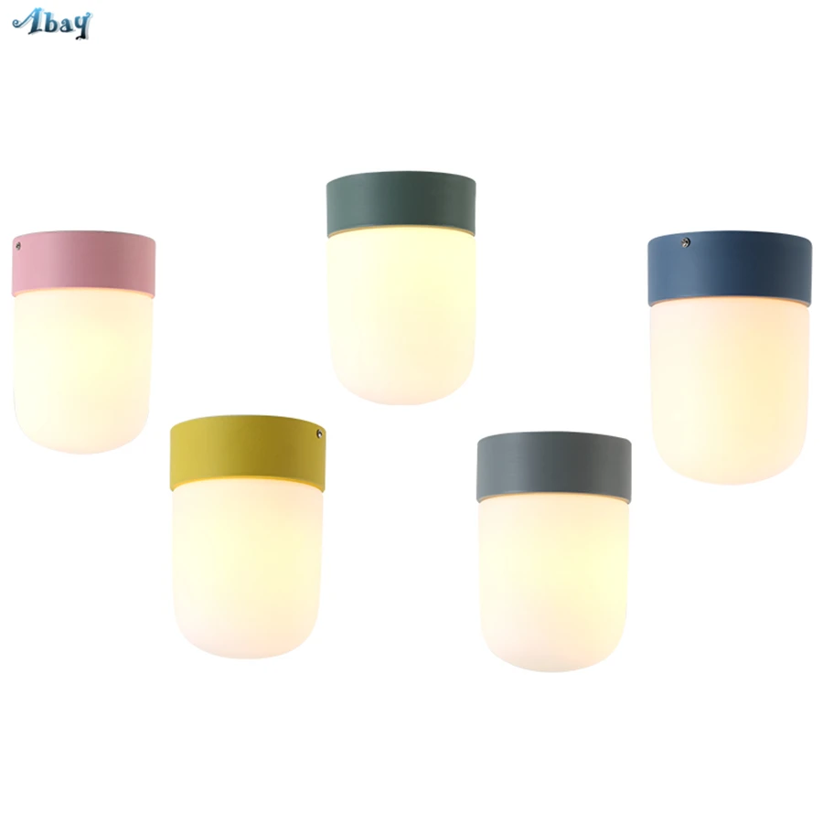 

Nordic Modern Geometric Minimalism Ceiling Lights for Living Room Bedroom Bathroom Corridor Kitchen Led Lamp Home Deco E27