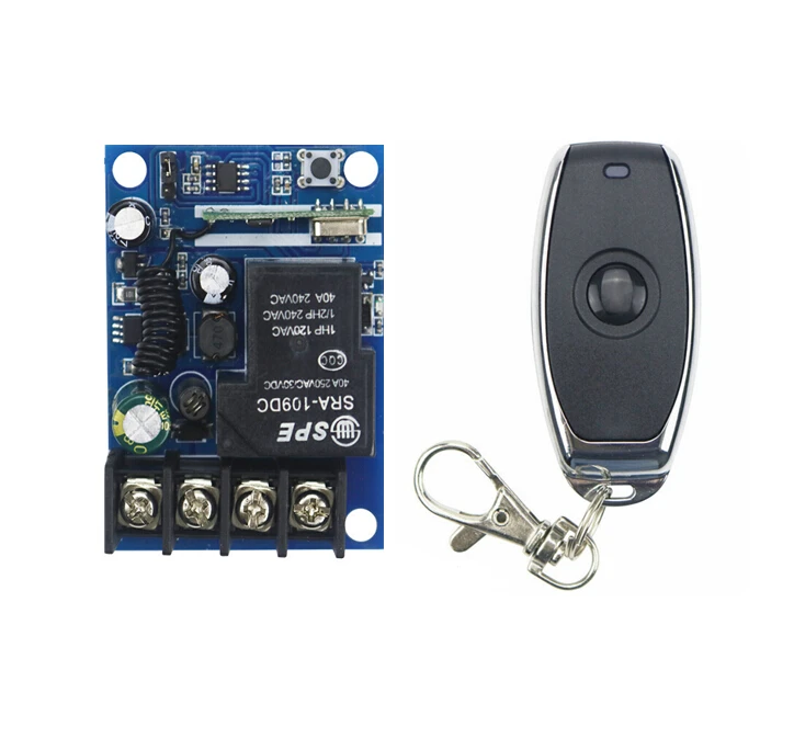 DC 12V 24V 48V 10 A 1 канальный радиочастотный беспроводной пульт дистанционного