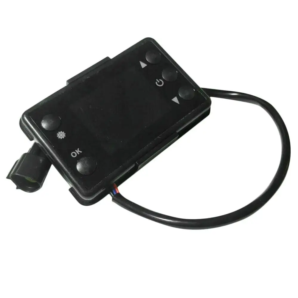 12 V/24 V 3/5KW ЖК-дисплей монитор стояночный отопитель переключатель автомобиля нагревательный прибор контроллер универсальный для автомобиля трек нагреватель воздуха на дизельном топливе - Цвет: no remote control