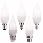 3W Светодиодный лампа E12 E26 E27 E14 B22 B15 люстра-пламя Свеча светильник 2835 SMD AC 220V 110V Светодиодный кукурузный светильник s домашний декор