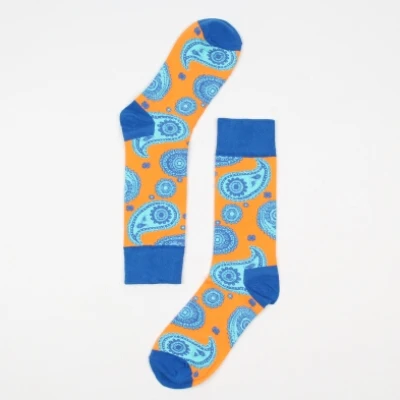 Корейские хлопковые носки модные длинные для катания на коньках мужчин и женщин