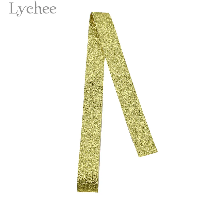 Lychee Life 1 ярд массивная Блестящая лента блестящая тканевая материалы для шитья