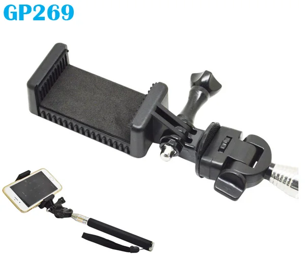 Бесплатная Доставка! Зажим для мобильного телефона с отверстием винта 1/4