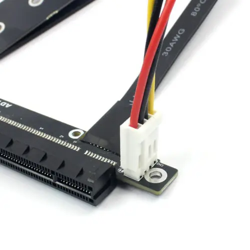 graphics extension cable m 2 to x16 pcie m2 to pci express adapter cable 45cm full speed for pc mining bitcoin btc free global shipping