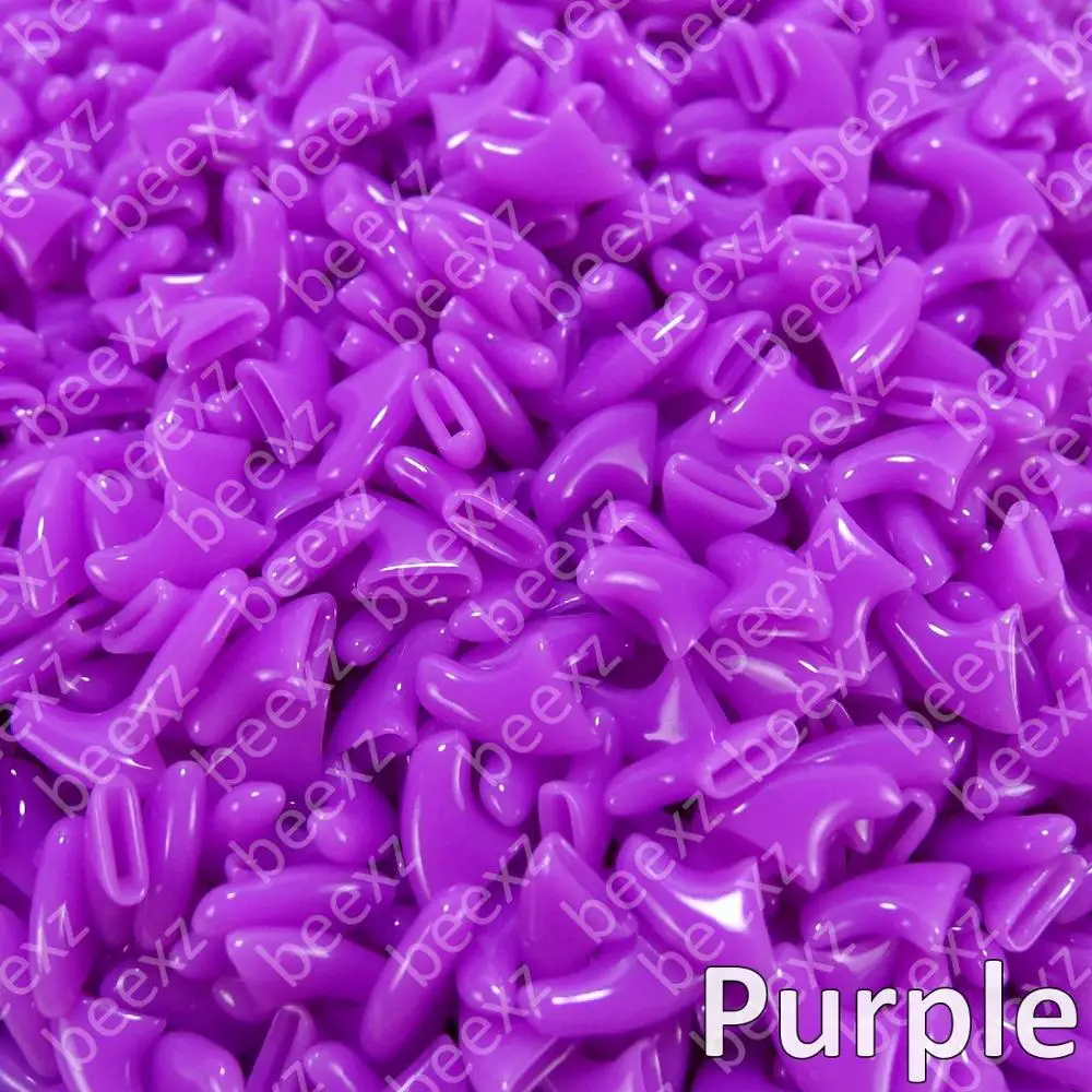 Purple 20 шт.-мягкие колпачки для ногтей для кошек+ 1x клей+ 1x аппликатор/* XS, S, M, L, чехол, кошка, лапа, коготь, Зеп*/ - Цвет: Purple
