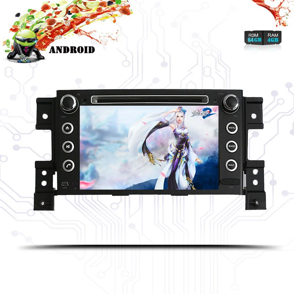 Автомагнитола IPS с восьмиядерным процессором Android 10.0. dvd gps navi радио видео стерео