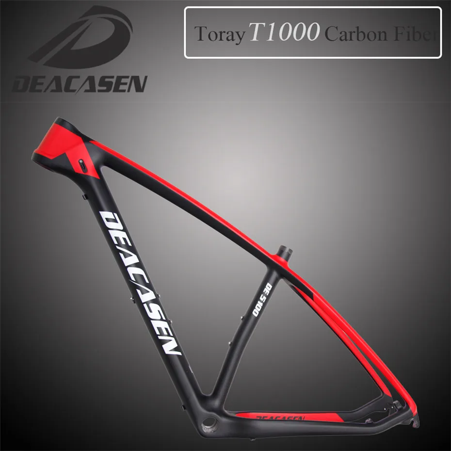 2018 brand Deacasen full carbon fiber mtb frame 29er matte/glossy UD 17 19 inch mountain bikes free shipping | Спорт и развлечения