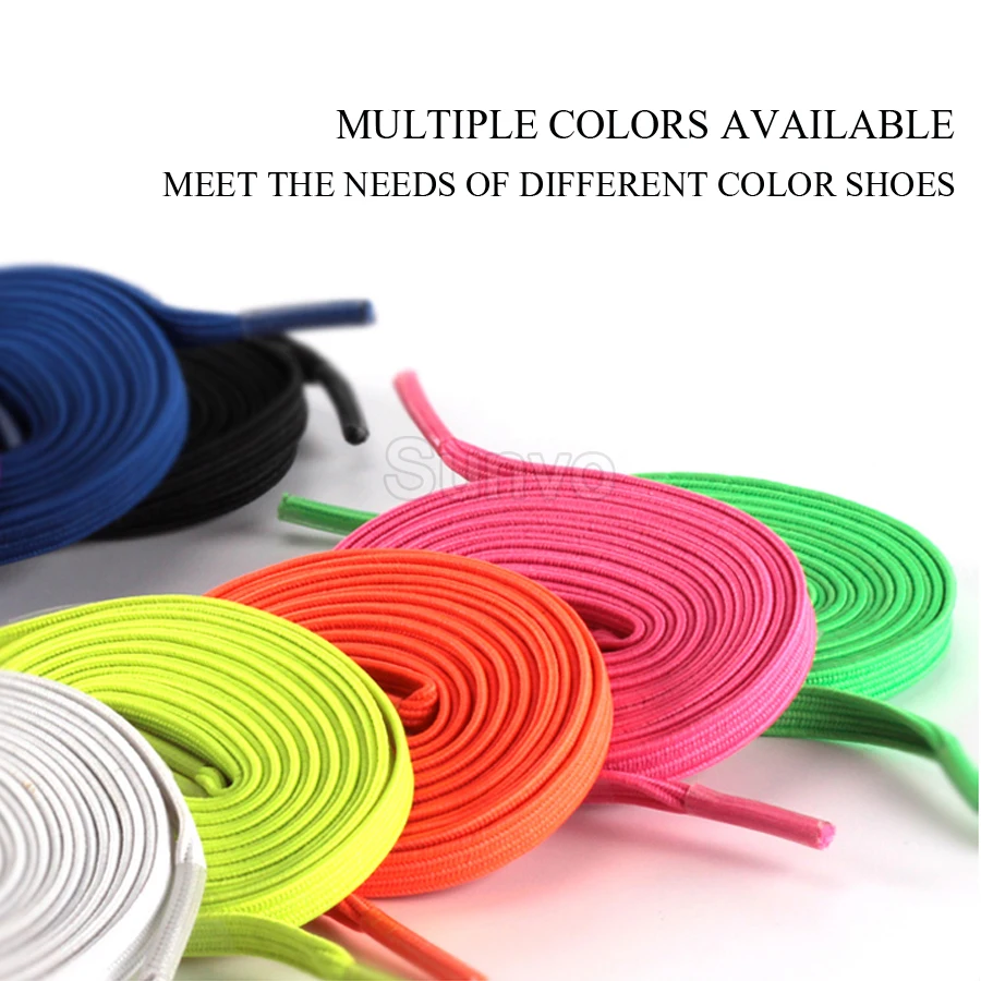 Эластичные шнурки Обувь без шнурков Шнурки для кроссовок на плоской подошве