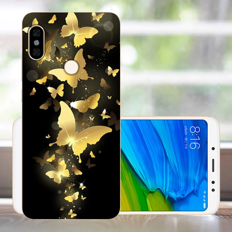 Мягкий силиконовый чехол из ТПУ для Xiaomi Redmi Note 6 Pro бампер с рисунком redmi 6Pro