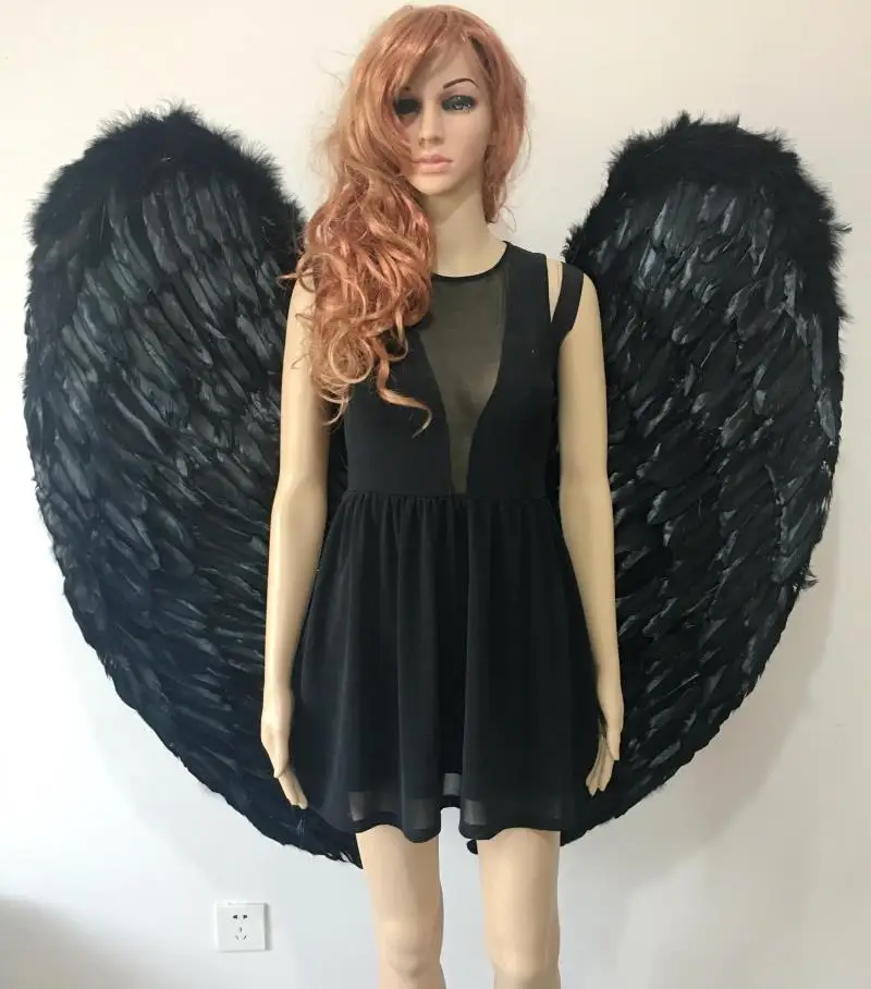 Косплей в форме сердца cos Мода перо крыло сценический лабр реквизит чистая ручная