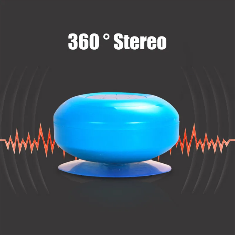 Водонепроницаемая портативная колонка для душа Bluetooth беспроводная гарнитура