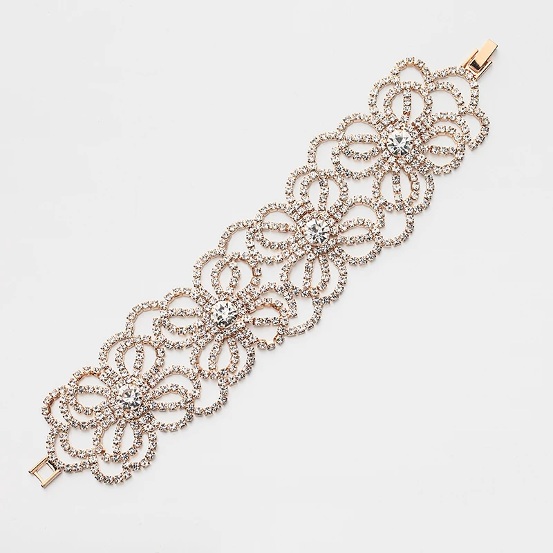 Роскошные свадебные аксессуары YFJEWE Стразы для невесты ювелирные изделия