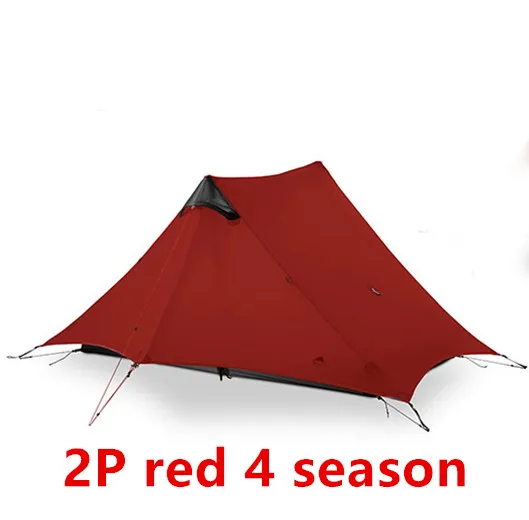 2P red 4 season A 3F UL GEAR LanShan 2 Tent Oudoor Ultralight Camping 15D Silnylon 1 Person 2 Person Tent 3 Season Tent Winter 4 Season Tent - Цвет: 2P red 4 season A