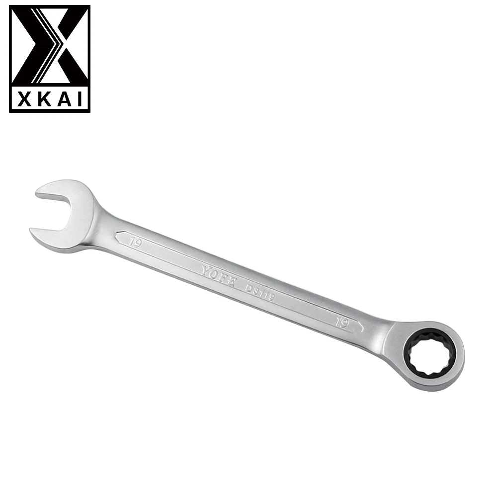 Xkai 19 мм гаечный ключ Комбинации набор ключей скейт инструмент венца с храповым